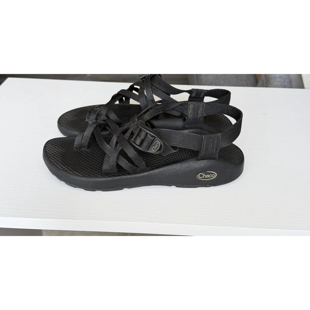 Chaco Strappy Sandals Black Women Size 9 Outdoor Hiking Comfort Adjustable - Picture 6 of 7